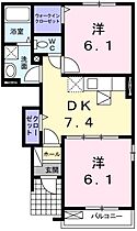 1階 / 2DK / 44.7㎡