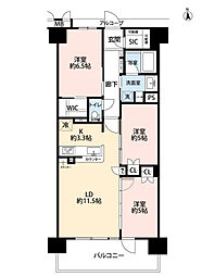 間取図画像 3LDK