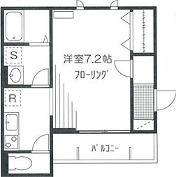 Maison　HALU 1階1Kの間取り