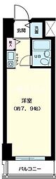 シーアイマンション鶴見 ワンルームの間取図画像