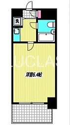 メインステージ武蔵関 7階1Kの間取り