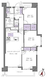 ランジュ2000大島 3LDKの間取図画像