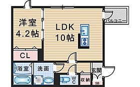 Riemon蛍池 304 ｜ 大阪府豊中市螢池北町1丁目（賃貸アパート1LDK・3階・37.26㎡） その2