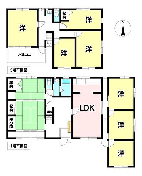 間取りを拡大表示