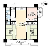 UR黄金二丁目  ｜ 福岡県北九州市小倉北区黄金2丁目（賃貸マンション3LDK・12階・76.02㎡） その2