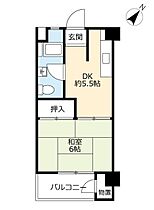 UR清滝第二  ｜ 福岡県北九州市門司区清滝3丁目（賃貸マンション1DK・4階・29.49㎡） その2