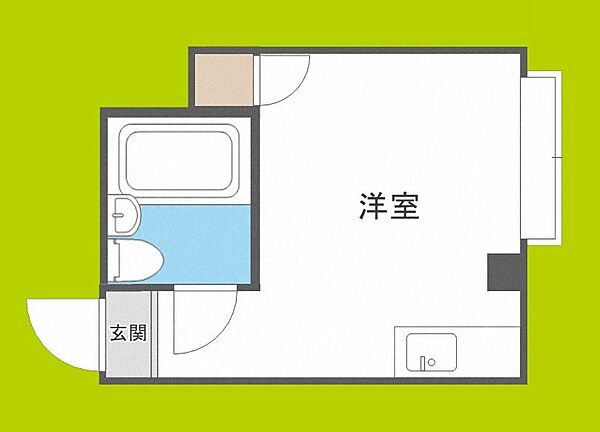 GS駒川 ｜大阪府大阪市東住吉区西今川４丁目(賃貸マンション1R・4階・16.00㎡)の写真 その2