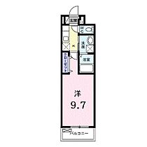 大阪府枚方市南中振２丁目（賃貸アパート1K・3階・28.87㎡） その2