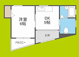 パールハウス千本南  ｜ 大阪府大阪市西成区千本南１丁目（賃貸アパート1DK・1階・25.00㎡） その2