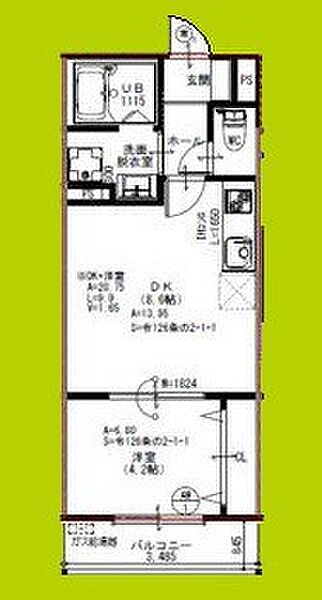 エトワールセレスト茨木 ｜大阪府茨木市中穂積２丁目(賃貸アパート1LDK・2階・30.65㎡)の写真 その2