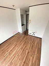 清水728ハイツ 3階ワンルームのリビング/ダイニング