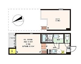 大阪府豊中市宝山町（賃貸アパート1K・1階・20.93㎡） その2