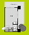 ノバカネイチ与力町1階5.5万円