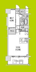スプランディッド梅田グランノース 1SLDKの間取図画像