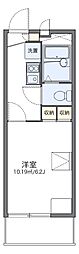 レオパレス匠 2階1Kの間取り