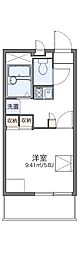 レオパレス春駒マンション 1階1Kの間取り
