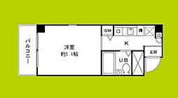 ルミエールシンケIII 7階1Kの間取り