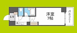 エスリード本町 8階1Kの間取り