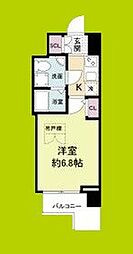 セレニテ難波プリエ 12階1Kの間取り