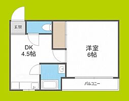 間取図画像 ワンルーム