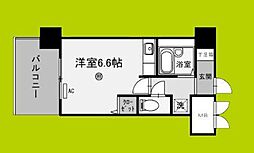 L−FLORA此花 2階ワンルームの間取り