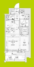 レオンコンフォート九条アルバ 1LDKの間取図画像