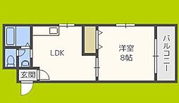 間取図画像 1LDK