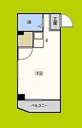 ライオンズコーポ ワンルームの間取図画像