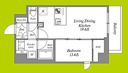 (仮称)天王寺区堀越町PJ 1LDKの間取図画像
