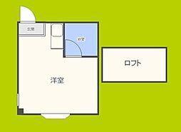 サクセス長居 ワンルームの間取図画像