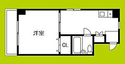 デイズ境川 1DKの間取図画像