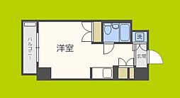 ライオンズマンション今里第3壱番館 ワンルームの間取図画像