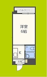 メゾン・ド・サンセール ワンルームの間取図画像