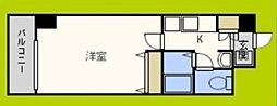 Mプラザ堀江南 1Kの間取図画像