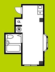 NORE大宮 ワンルームの間取図画像