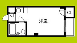 アベニュー長峡 ワンルームの間取図画像
