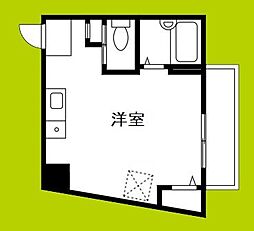 サンクレスト都島 ワンルームの間取図画像
