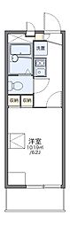 レオパレスグレイス清水 1Kの間取図画像