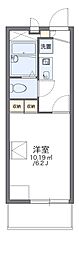 レオパレスミナミノ1 1Kの間取図画像