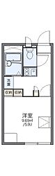 レオパレスヴィラージュシバ 1Kの間取図画像
