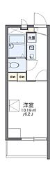 レオパレスルミエール森彦 1Kの間取図画像