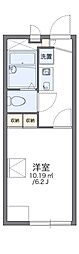 レオパレスパリワール 1Kの間取図画像