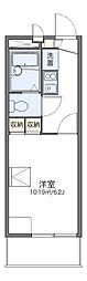 レオパレスホープ21 1Kの間取図画像