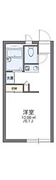 レオパレス住道 1Kの間取図画像