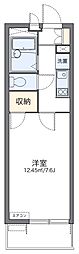 レオパレスムーンライトスクェア 1Kの間取図画像