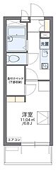 レオパレスEサクセス 1Kの間取図画像