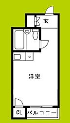 ジョイフル西船場 ワンルームの間取図画像
