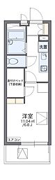 レオパレス匠 1Kの間取図画像
