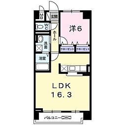 メゾンドファミーユ鶴見緑地公園1 1LDKの間取図画像