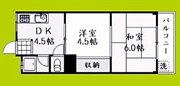 シャルム冨士 2DKの間取図画像